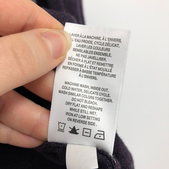 Reitman's R Essentials Purple Haze V Neck Long Sleeve T- Shirt L - Picture 5 of 16